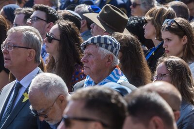 Obchody 75. rocznicy powstania w getcie warszawskim - 19 kwietnia 2018. Fot. Sławek Kasper (IPN)