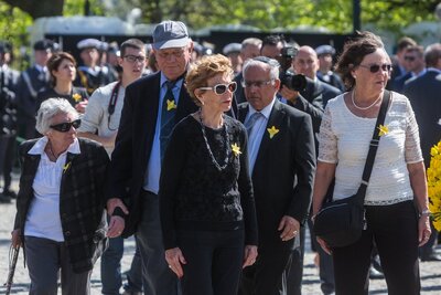 Obchody 75. rocznicy powstania w getcie warszawskim - 19 kwietnia 2018. Fot. Sławek Kasper (IPN)