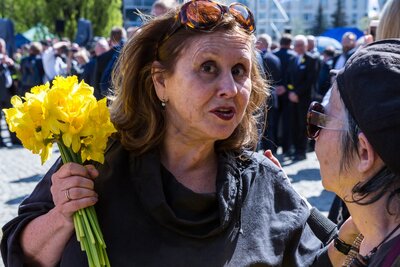 Obchody 75. rocznicy powstania w getcie warszawskim - 19 kwietnia 2018. Fot. Sławek Kasper (IPN)