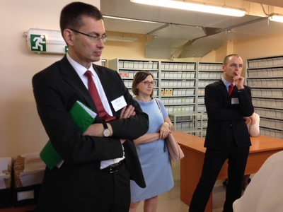 Dyrektor BStU Björn Deicke, dyrektor AIPN Marzena Kruk, dyrektor ABTL Georgo Bendeguz Cseh