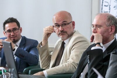 Panel dyskusyjny „Postawy ludności II RP pod okupacją” – Warszawa, 24 kwietnia 2018. Fot. Sławek Kasper (IPN)