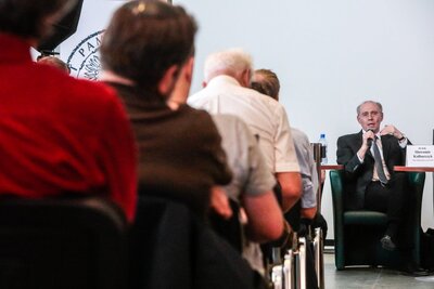 Panel dyskusyjny „Postawy ludności II RP pod okupacją” – Warszawa, 24 kwietnia 2018. Fot. Sławek Kasper (IPN)