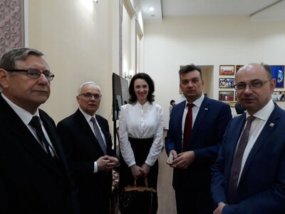 Konferencja na Kazachskim Uniwersytecie Narodowym, poświęcona 100. rocznicy odzyskania Niepodległości. Fot. Katarzyna Ratajczak-Sowa (IPN)