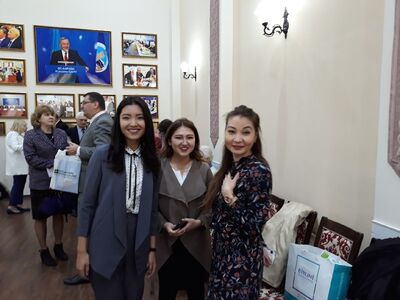 Konferencja na Kazachskim Uniwersytecie Narodowym, poświęcona 100. rocznicy odzyskania Niepodległości. Fot. Katarzyna Ratajczak-Sowa (IPN)