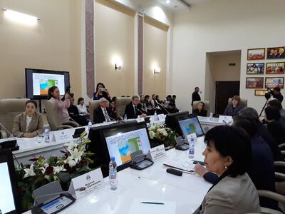 Konferencja na Kazachskim Uniwersytecie Narodowym, poświęcona 100. rocznicy odzyskania Niepodległości. Fot. Katarzyna Ratajczak-Sowa (IPN)