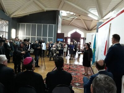 Wernisaż wystawy „Armia Andersa – Szlak Nadziei” w Muzeum Narodowym w Ałmaty. Fot. Katarzyna Ratajczak-Sowa (IPN)