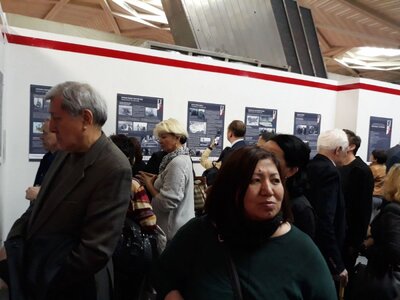 Wernisaż wystawy „Armia Andersa – Szlak Nadziei” w Muzeum Narodowym w Ałmaty. Fot. Katarzyna Ratajczak-Sowa (IPN)