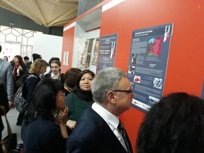 Wernisaż wystawy „Armia Andersa – Szlak Nadziei” w Muzeum Narodowym w Ałmaty. Fot. Katarzyna Ratajczak-Sowa (IPN)