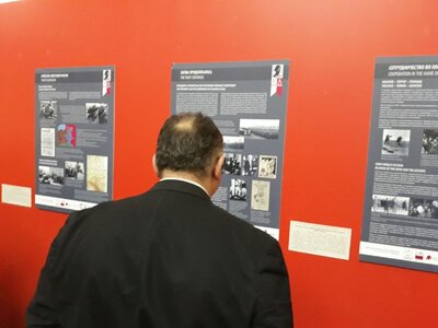 Wernisaż wystawy „Armia Andersa – Szlak Nadziei” w Muzeum Narodowym w Ałmaty. Fot. Katarzyna Ratajczak-Sowa (IPN)