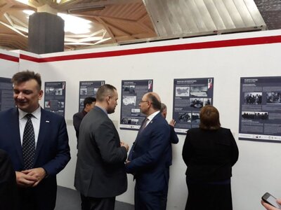 Wernisaż wystawy „Armia Andersa – Szlak Nadziei” w Muzeum Narodowym w Ałmaty. Fot. Katarzyna Ratajczak-Sowa (IPN)