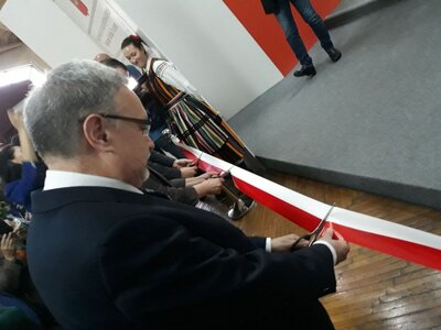 Wernisaż wystawy „Armia Andersa – Szlak Nadziei” w Muzeum Narodowym w Ałmaty. Fot. Katarzyna Ratajczak-Sowa (IPN)