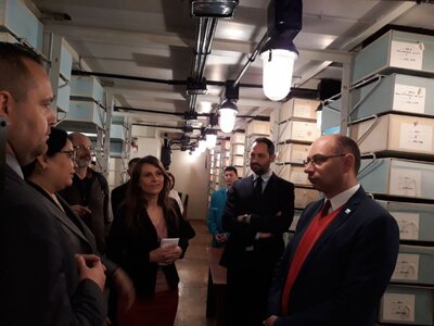 Wizyta w Archiwum Prezydenta Republiki Kazachstanu w Ałmaty. Fot. Katarzyna Ratajczak-Sowa (IPN)