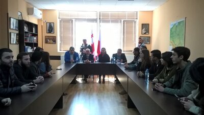 Wykłady dyrektora Biura Badań Historycznych IPN prof. Włodzimierza Sulei na Uniwersytecie Kaukaskim w Tbilisi