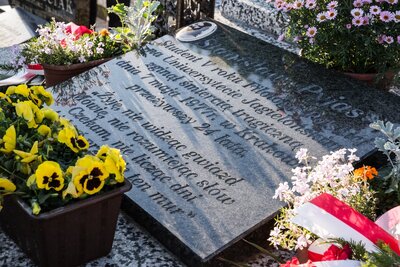 Grób Stanisława Pyjasa. Fot. Sławomir Kasper (IPN)