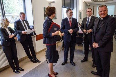 Konferencja IPN i KUL na temat sądowej rehabilitacji ks. Antoniego Słomkowskiego” – 7 maja 2018. Fot. Sławek Kasper (IPN)