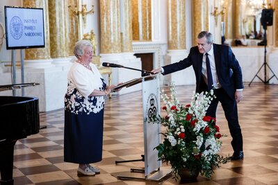 Wręczenie nagród IPN „Kustosz Pamięci Narodowej” – 10 maja 2018. Fot. Sławek Kasper (IPN)