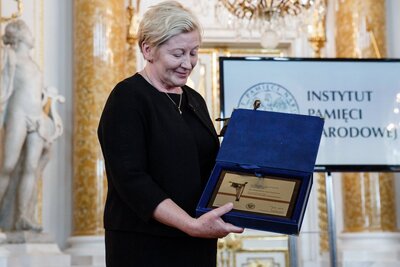 Wręczenie nagród IPN „Kustosz Pamięci Narodowej” – 10 maja 2018. Fot. Sławek Kasper (IPN)