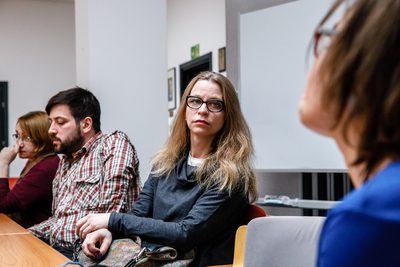 Wizyta dziennikarzy rosyjskich w IPN – 14 maja 2018. Fot. Sławek Kasper (IPN)