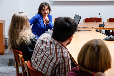 Wizyta dziennikarzy rosyjskich w IPN – 14 maja 2018. Fot. Sławek Kasper (IPN)