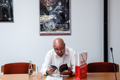 Wizyta dziennikarzy rosyjskich w IPN – 14 maja 2018. Fot. Sławek Kasper (IPN)