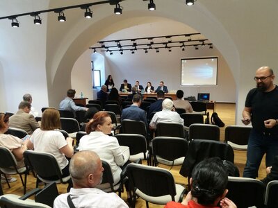 Międzynarodowa konferencja „Relacje polsko-rumuńskie w świetle dokumentów archiwalnych” – Oradea (Rumunia), 10 maja 2018. Fot. Marcin Majewski (IPN)