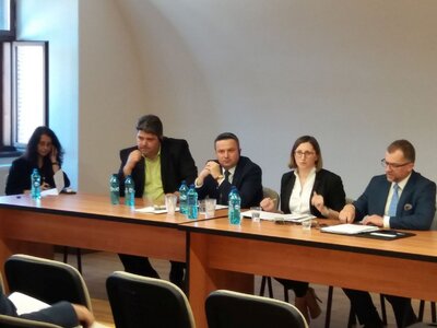 Międzynarodowa konferencja „Relacje polsko-rumuńskie w świetle dokumentów archiwalnych” – Oradea (Rumunia), 10 maja 2018. Fot. Marcin Majewski (IPN)