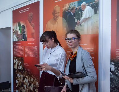 Konferencja prasowa w Centrum Myśli Jana Pawła II – 15 maja 2018. Fot. Marcin Jurkiewicz (IPN)