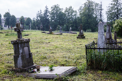 Cmentarz w Mościskach – 18 maja 2018. Fot. Sławek Kasper (IPN)
