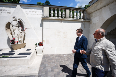 Cmentarz Orląt we Lwowie – 17 maja 2018. Fot. Sławek Kasper (IPN)