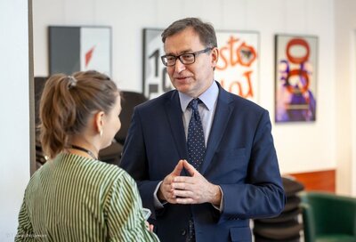 Konferencja IPN „Biało-czerwony szlak »Moja Niepodległa«” w Warszawie – 21 maja 2018. Fot. Marcin Jurkiewicz (IPN)