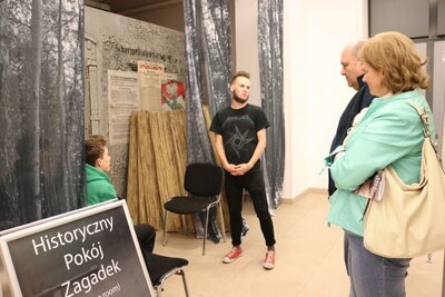 Swoją spostrzegawczość, umiejętność działania zespołowego, można było sprawdzić w pokoju zagadek (escape roomie) poświęconym Żołnierzom Wyklętym