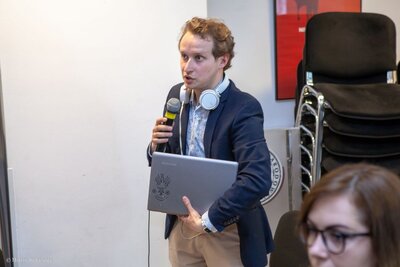 Konferencja IPN „Biało-czerwony szlak »Moja Niepodległa«” w Warszawie – 21 maja 2018. Fot. Marcin Jurkiewicz (IPN)