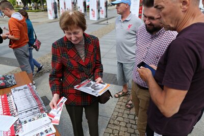 Otwarcie wystawy „Ojcowie Niepodległości” w Węgrowie – 21 maja 2018. Fot. Jan Dubiel (IPN)