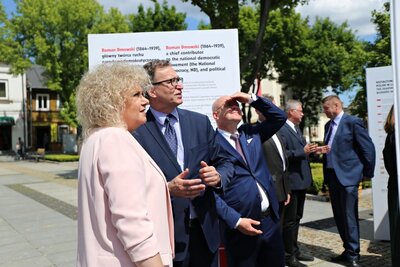 Otwarcie wystawy „Ojcowie Niepodległości” w Węgrowie – 21 maja 2018. Fot. Jan Dubiel (IPN)