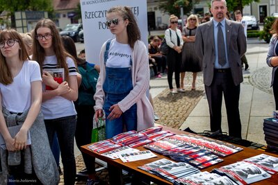 Otwarcie wystawy „Ojcowie Niepodległości” w Węgrowie – 21 maja 2018. Fot. Marcin Jurkiewicz (IPN)