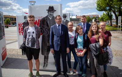 Otwarcie wystawy „Ojcowie Niepodległości” w Węgrowie – 21 maja 2018. Fot. Marcin Jurkiewicz (IPN)