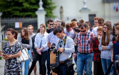 Otwarcie wystawy „Ojcowie Niepodległości” w Węgrowie – 21 maja 2018. Fot. Marcin Jurkiewicz (IPN)