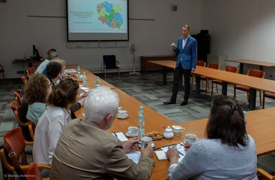 Wizyta białoruskich opozycjonistów w IPN – Warszawa, 22 maja 2018. Fot. Marcin Jurkiewicz (IPN)