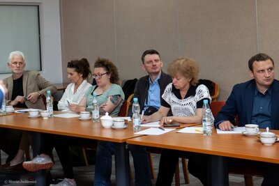 Wizyta białoruskich opozycjonistów w IPN – Warszawa, 22 maja 2018. Fot. Marcin Jurkiewicz (IPN)