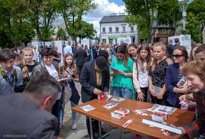 Otwarcie wystawy „Ojcowie Niepodległości” w Węgrowie – 21 maja 2018. Fot. Marcin Jurkiewicz (IPN)
