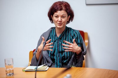 Spotkanie bułgarskich dziennikarzy i historyków z wiceprezesem IPN dr. Mateuszem Szpytmą – Warszawa, 23 maja 2018. Fot. Marcin Jurkiewicz (IPN)