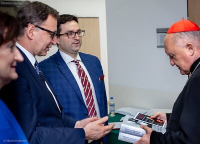 Konferencja naukowa „Prymas Stefan Wyszyński a Niepodległa" – Warszawa, 25 maja 2018. Fot. Marcin Jurkiewicz (IPN)