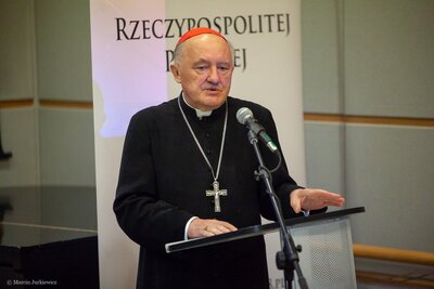 Konferencja naukowa „Prymas Stefan Wyszyński a Niepodległa" – Warszawa, 25 maja 2018. Fot. Marcin Jurkiewicz (IPN)