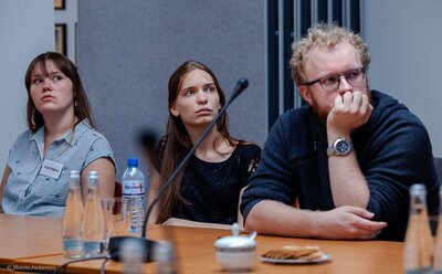 Studenci i profesorowie z Campbell University z wizytą w IPN – 29 maja 2018. Fot. Marcin Jurkiewicz (IPN)