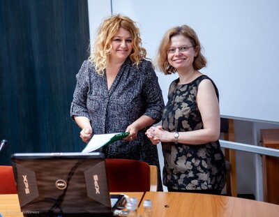 Studenci i profesorowie z Campbell University z wizytą w IPN – 29 maja 2018. Fot. Marcin Jurkiewicz (IPN)