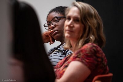 Studenci i profesorowie z Campbell University z wizytą w IPN – 29 maja 2018. Fot. Marcin Jurkiewicz (IPN)