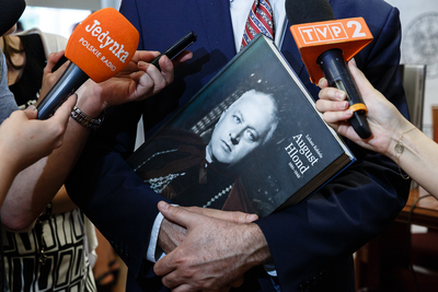 Premiera albumu Łukasza Kobieli „August Hlond 1881–1948” – Warszawa, 29 maja 2018. Fot. Sławek Kasper (IPN)