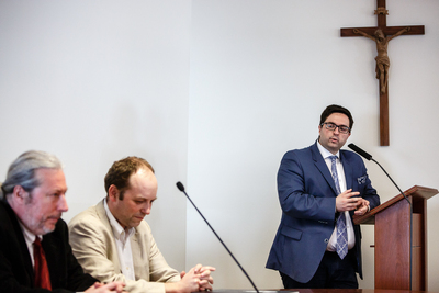 Premiera albumu Łukasza Kobieli „August Hlond 1881–1948” – Warszawa, 29 maja 2018. Fot. Sławek Kasper (IPN)