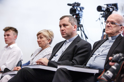 Premiera albumu Łukasza Kobieli „August Hlond 1881–1948” – Warszawa, 29 maja 2018. Fot. Sławek Kasper (IPN)