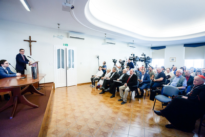 Premiera albumu Łukasza Kobieli „August Hlond 1881–1948” – Warszawa, 29 maja 2018. Fot. Sławek Kasper (IPN)